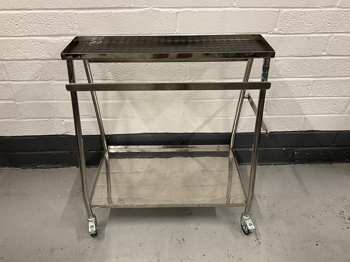 Theatre accessory trolley stainless steel