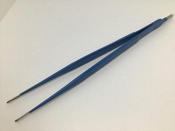 Forceps Diathermy Monopolar  255mm Serrated tip 