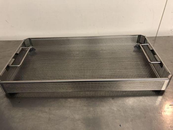 Used Aesculap Tray Sterilisation Stainless Steel 490 x 260 x 50mm