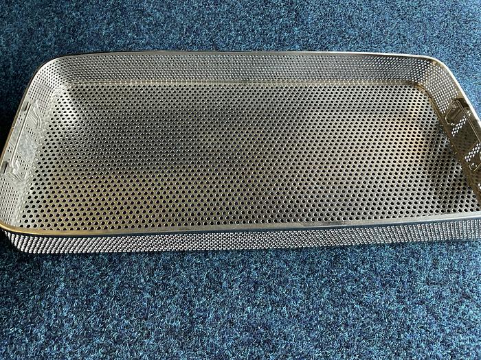 Used Instrument tray with handles 610x300x60mm