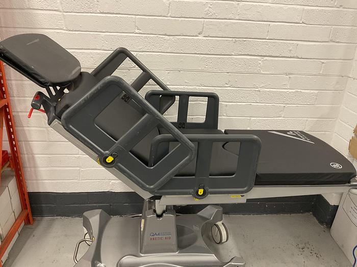 Used 2010 Anetic Aid Mobile Surgery Trolley with full width headrest QA4