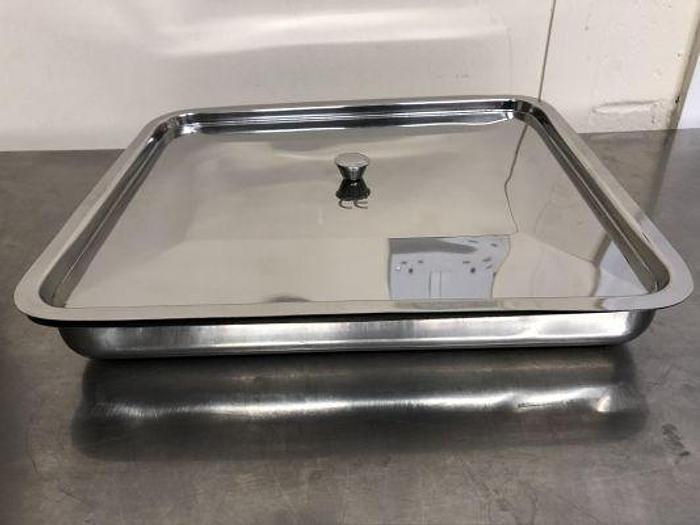 Used Tray Instrument 375 x 330 x 60mm with Lid